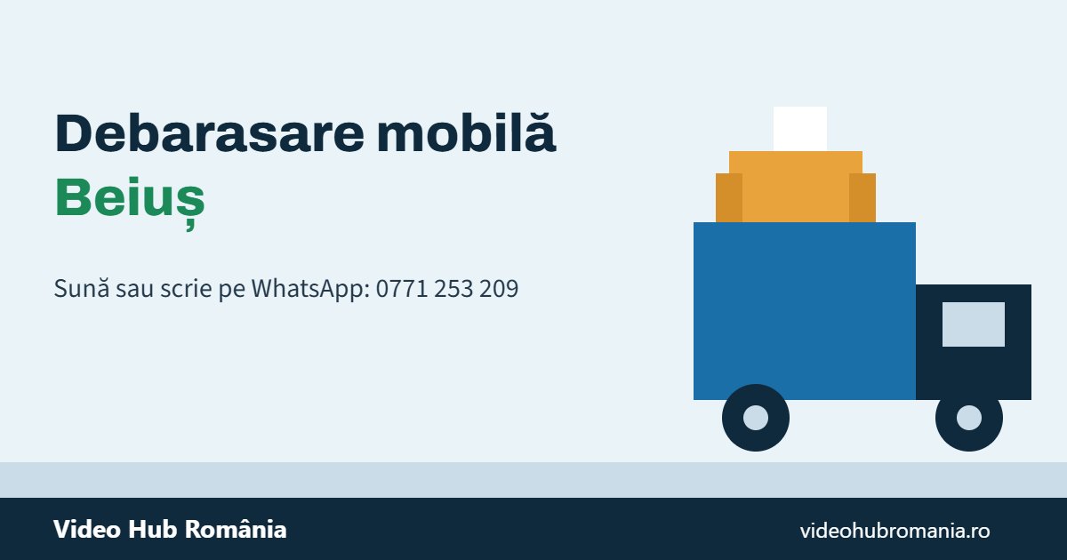 Debarasare mobilă Beiuș