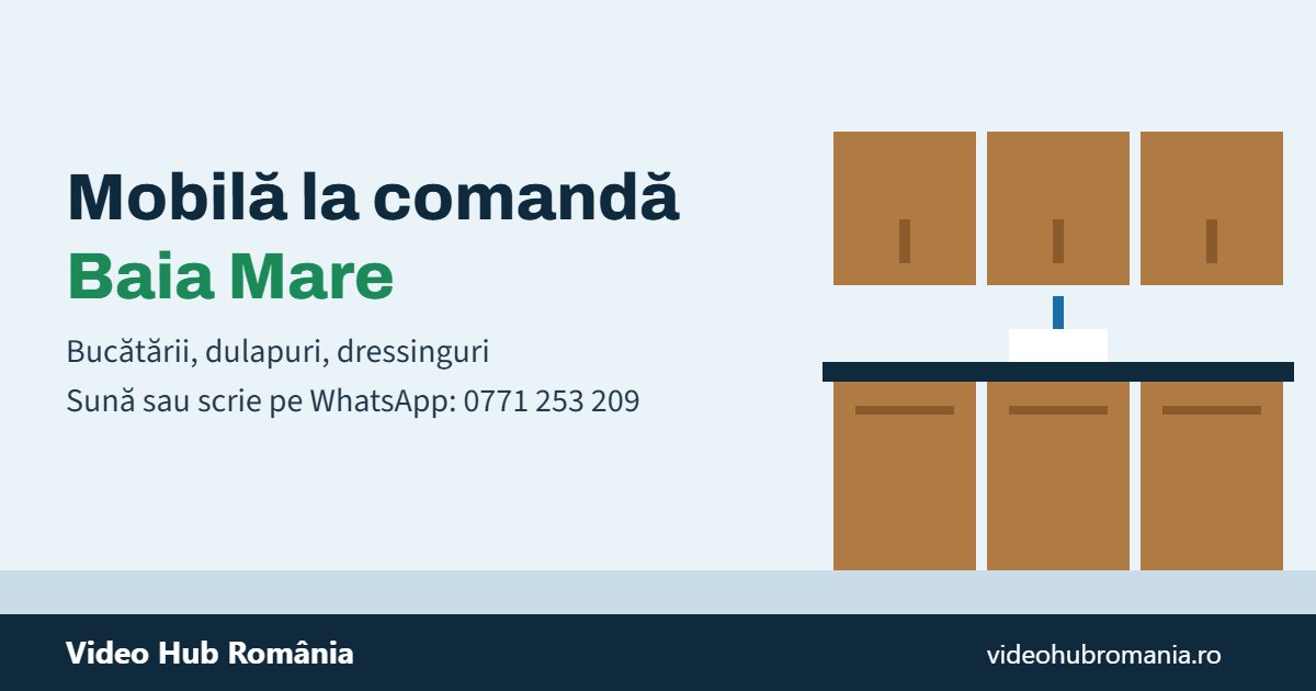 Mobilă la Comandă Baia Mare – sună sau scrie pe WhatsApp la 0771 253 209