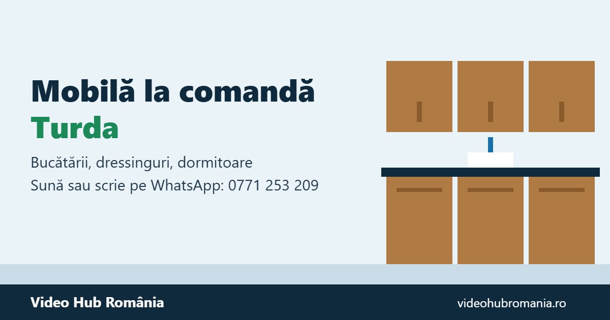 Mobilă la Comandă Turda – sună sau scrie pe WhatsApp la 0771 253 209