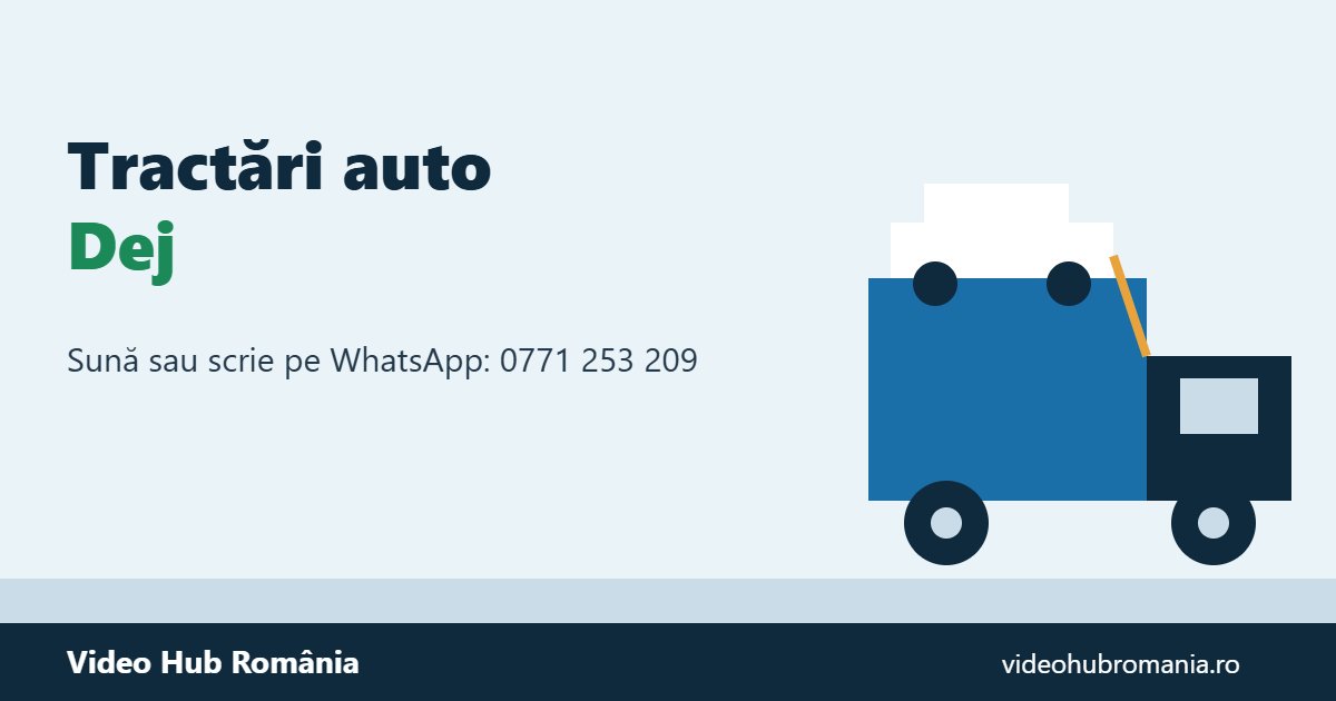 Tractări auto Dej